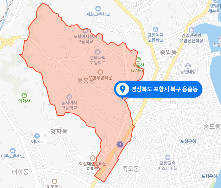  경북 포항 북구 용흥동 슈퍼마켓 흉기난동 도주사건 (2021년 1월 24일)