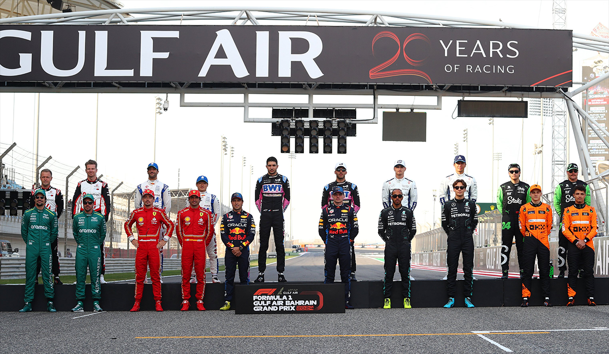 전화카드한장 F1.2024.R01 바레인 그랑프리 레이스 결과 (F1 2024 Bahrain GP Race Results )