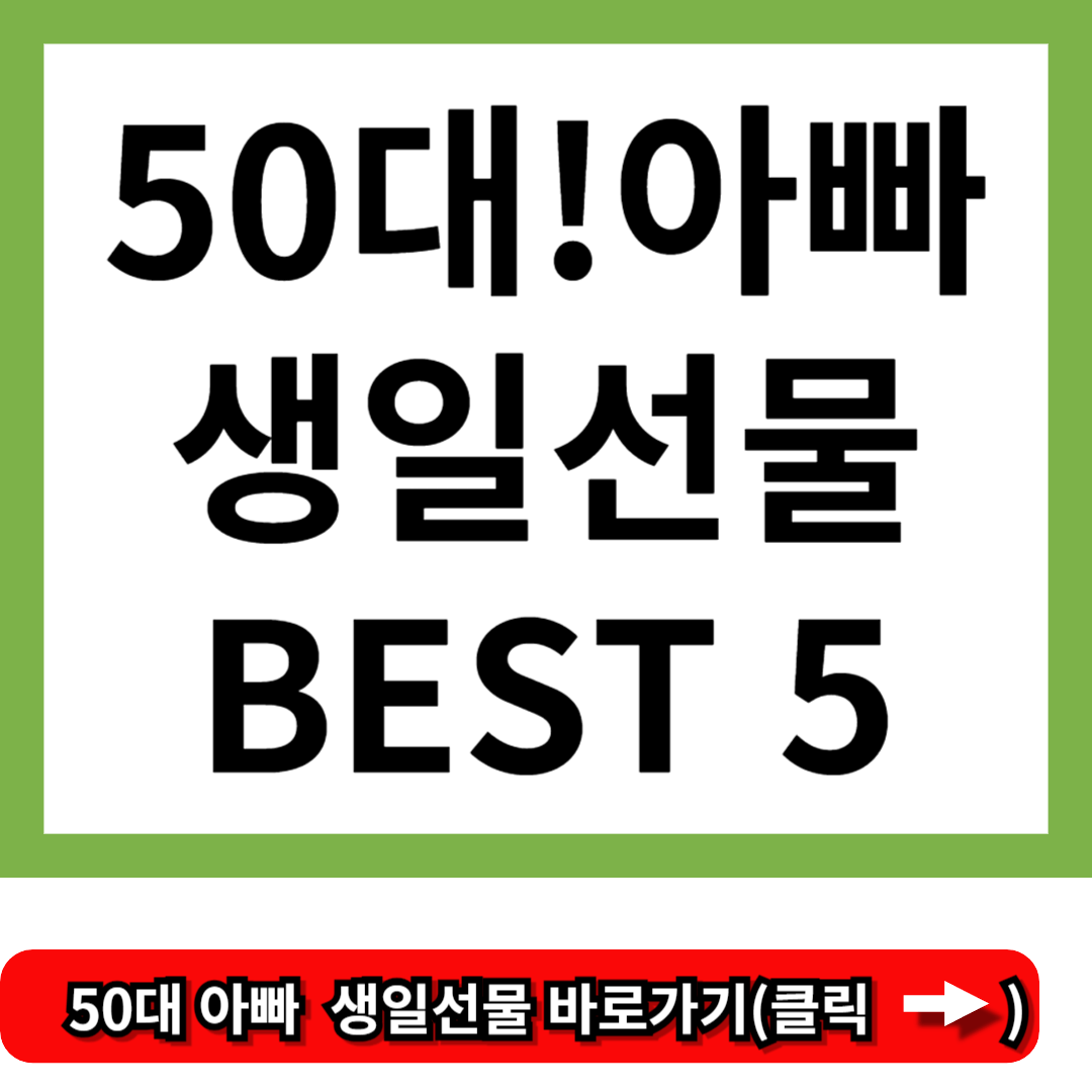 50대 아빠 생일선물