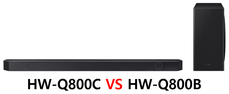  삼성 사운드바 HW-Q800C VS HW-Q800B