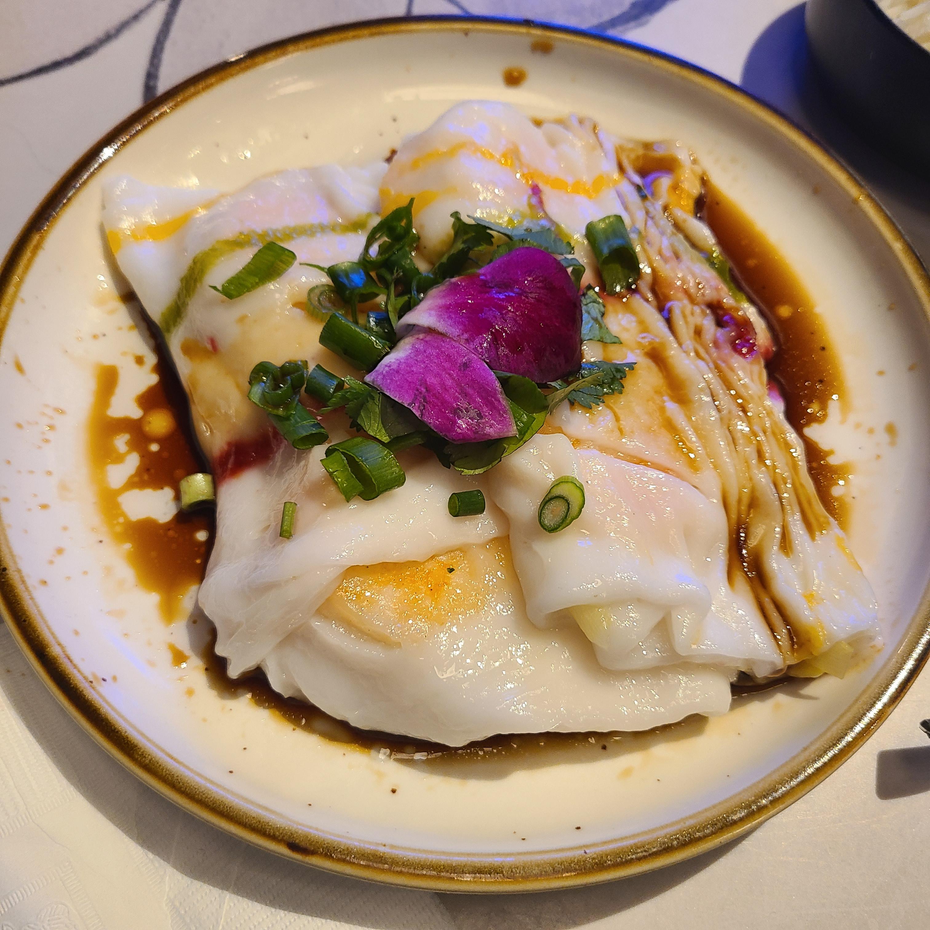 무지개 새우 창펀 (Rainbow Prawn Rice Crepe)