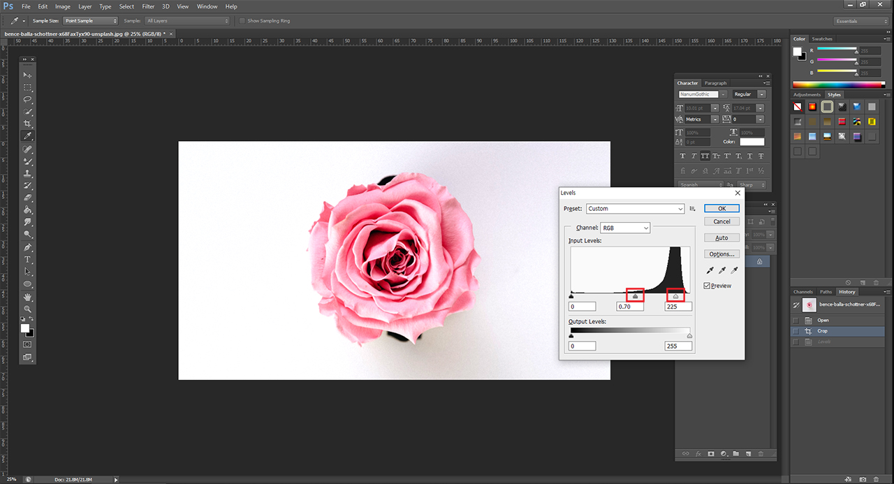 포토샵 색상보정2