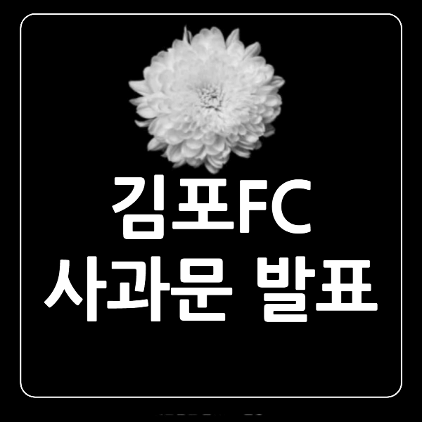 김포FC 사과문