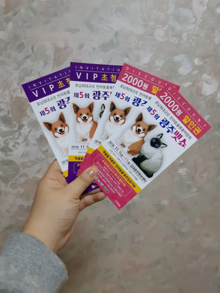 VIP 초청장 방문관람 리뷰 제8회 광주펫쇼 박람회 4
