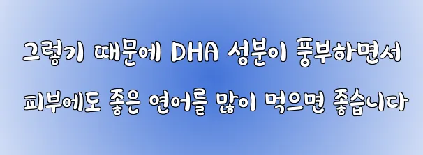  그렇기 때문에 DHA 성분이 풍부하면서 피부에도 좋은 연어를 많이 먹으면 좋습니다