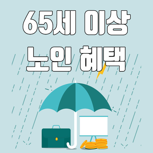  65세 이상 노인 혜택 (교통비, 통신비, 기초노령연금, 독감, 병원비) 총정리