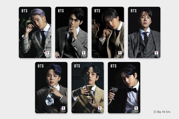  CU '방탄소년단 2020 티머니카드' 단독 판매