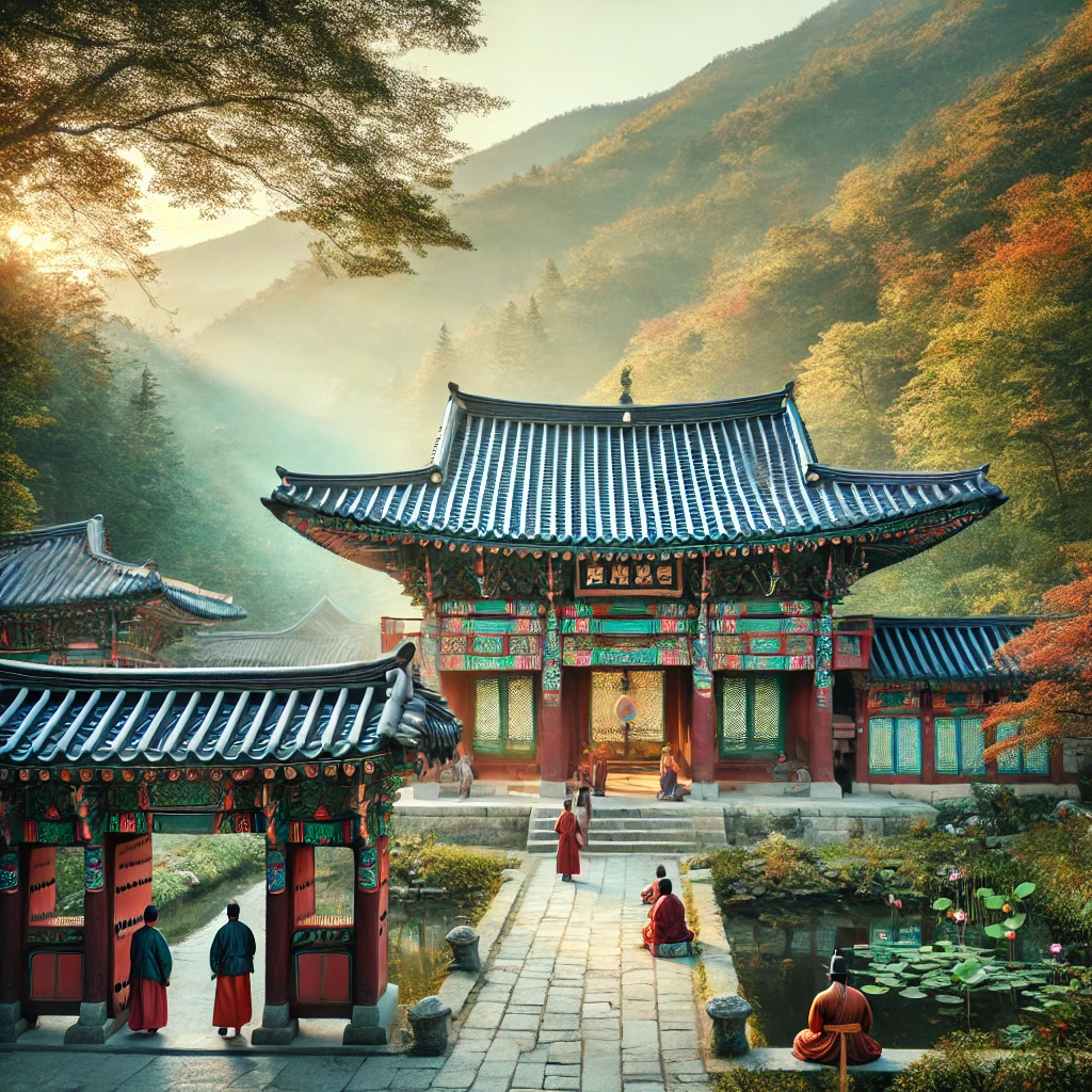 밀양 표충사의 전경