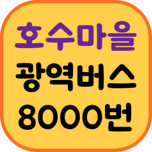 호수마을5단지-8000번-버스-이미지