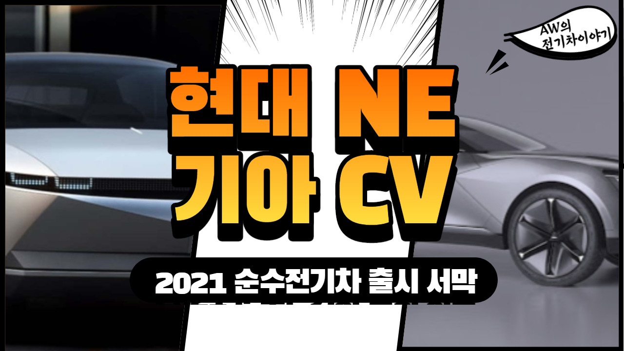  2021년에 출시할 현대 기아의 순수 전기차와 전기차 판매 계획