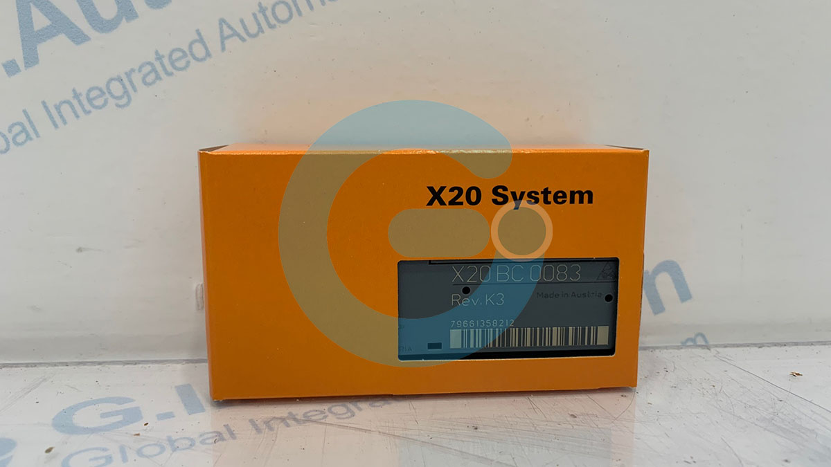  B&R 공식대리점,  X20 System, X20 BC 0083, 지아이오토메이션(주)