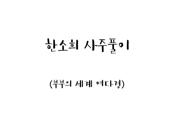  한소희 사주풀이 (부부의 세계 여다경)