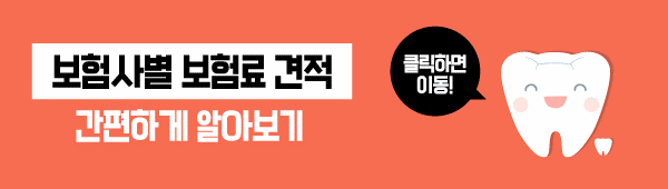 20대 치아보험 20대치과보험 및 처브 치아보험 보장내용 8