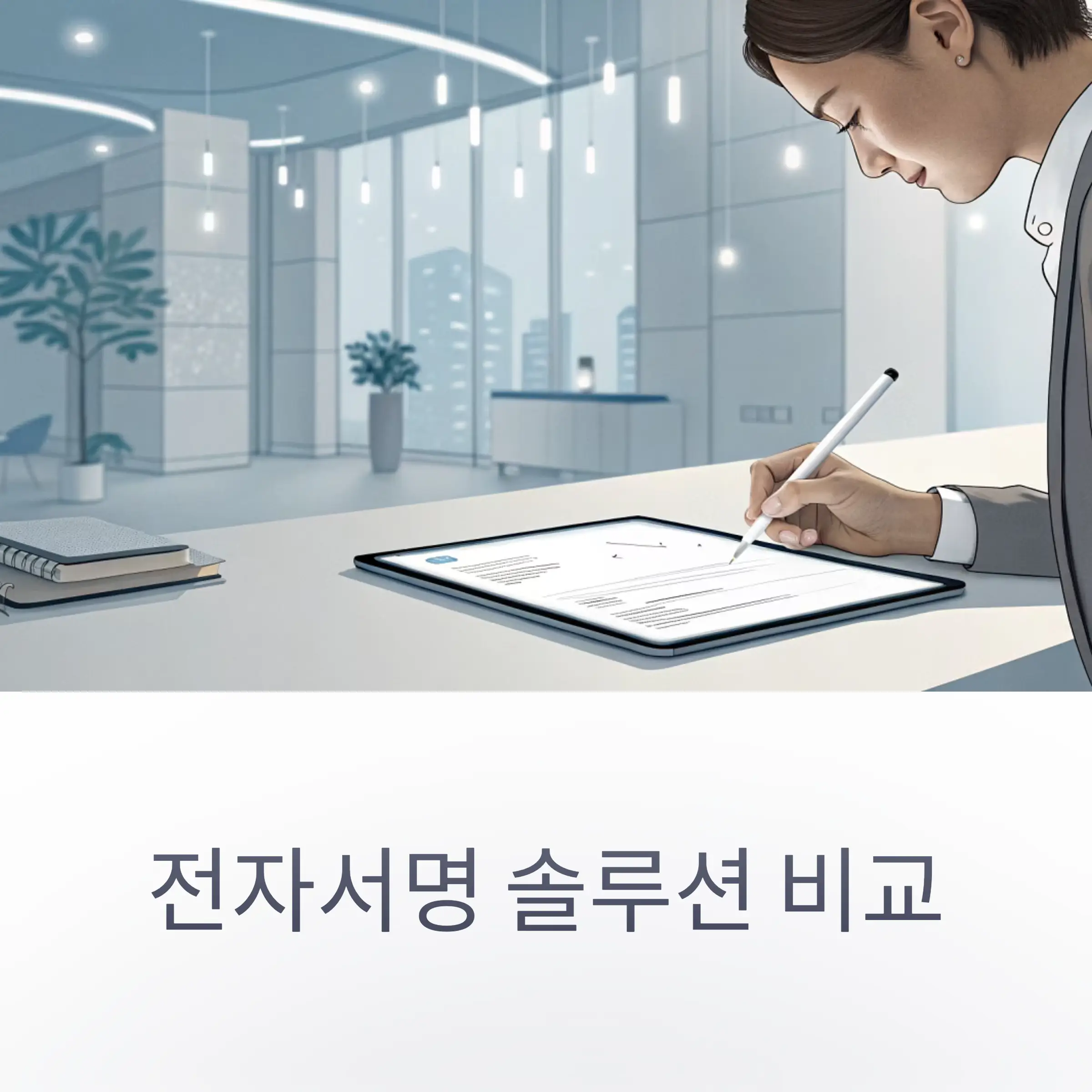 전자서명 솔루션 비교