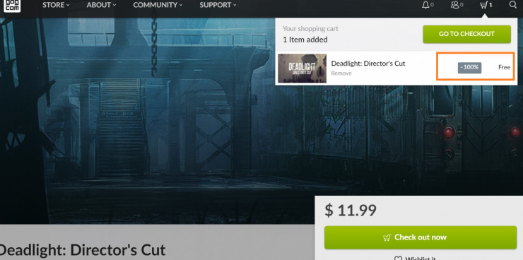  GOG 데드라이트 : 디렉터즈 컷 조건부 무료배포 Deadlight: Director's Cut
