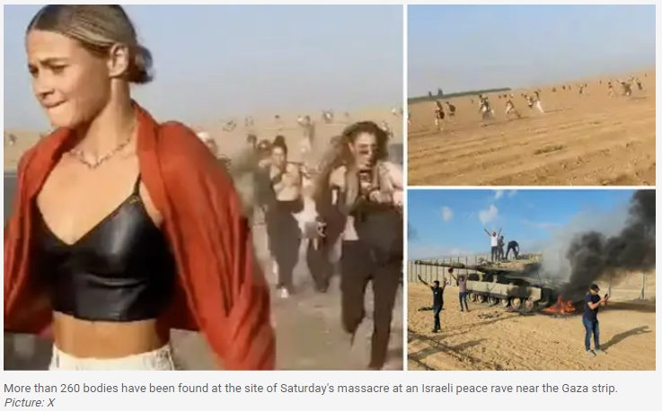 아비규환! 최소 260명이 사망한 하마스의 이스라엘 대학살 현장 VIDEO: Tragic Shani Louk dances at festival before body paraded by Hamas