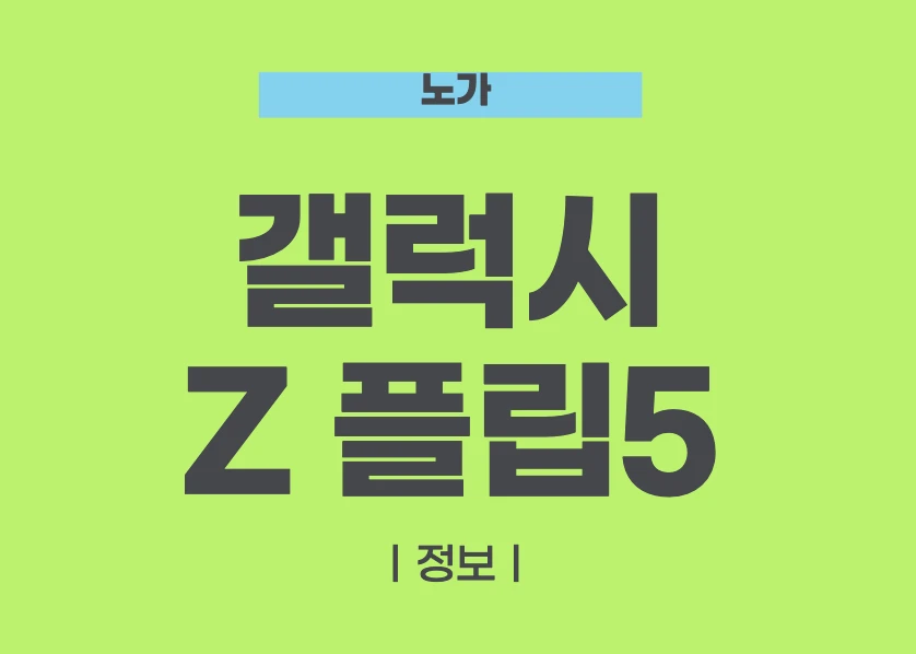 갤럭시 Z 플립5