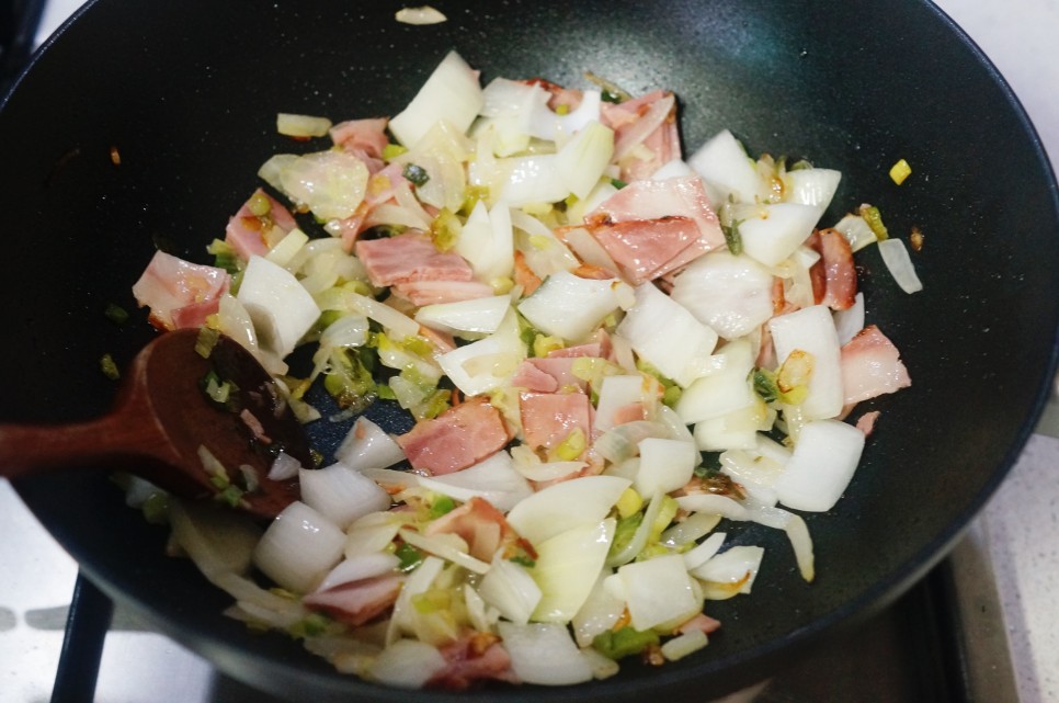 짜파게티 맛있게 만드는 법, 짜개치 조합과 상추쌈을 먹는 주말 요리 18