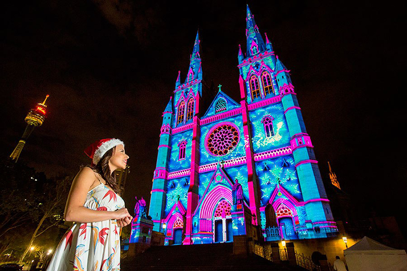 ​Christmas Lights at St. Mary&#39;s Cathedral