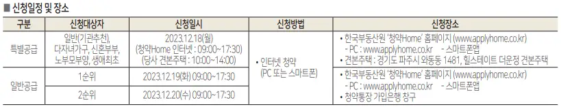 청약일정