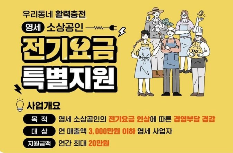 소상공인-전기요금-감면-지원대상