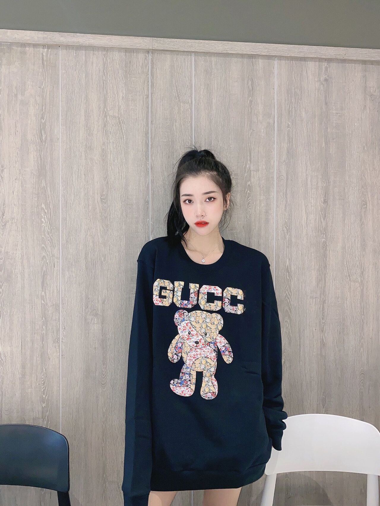  [GUCCI] 구찌 패밀리 리미티드 플라워 베어 스웨트 셔츠 맨투맨 티셔츠 (3 COLOR)