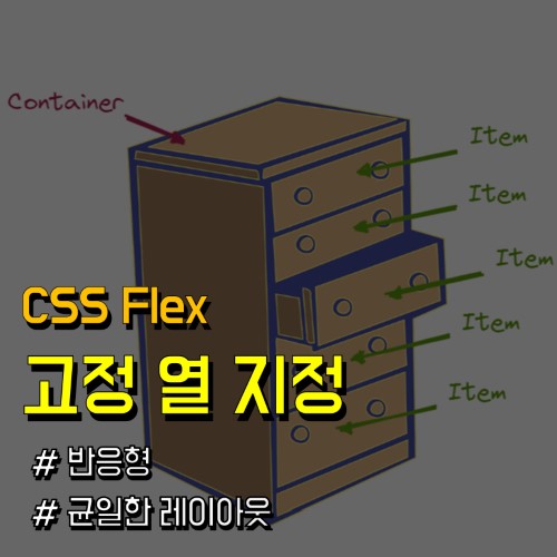 Flex Column 열 고정 개수