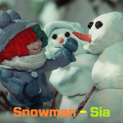 Snowman Sia 시아 스노우맨 가사 해석 번역 노래 뮤비 곡정보