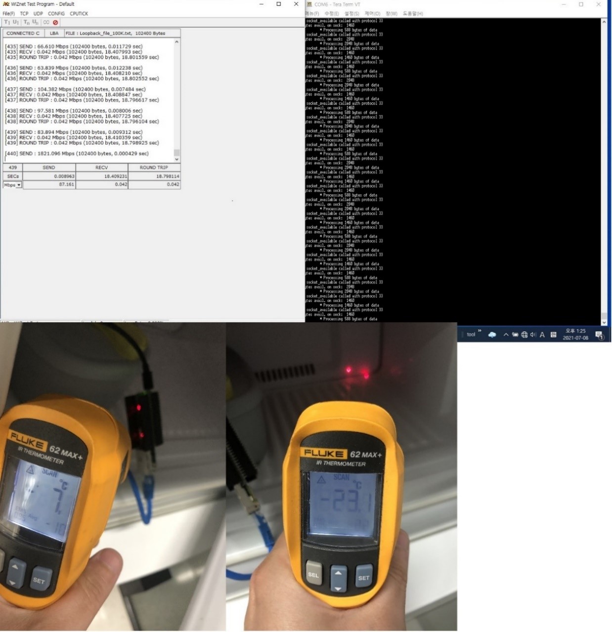 Operation and speed degradation when aging at a temperature below -20 degrees for a long time