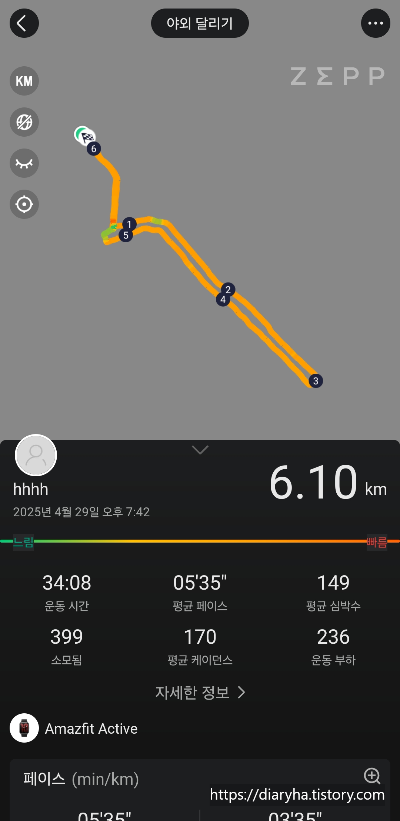 RUNNING RECORD
