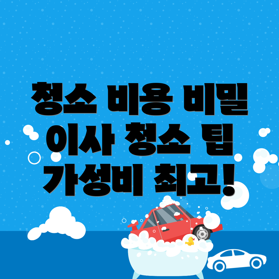 청평역 입주 청소