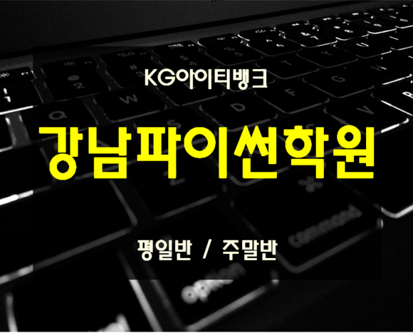  강남파이썬학원 IT의 기초는 Python 여기서 배우자!