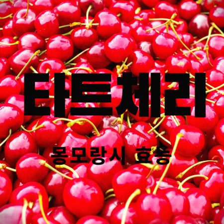  타트체리 효능 및 부작용
