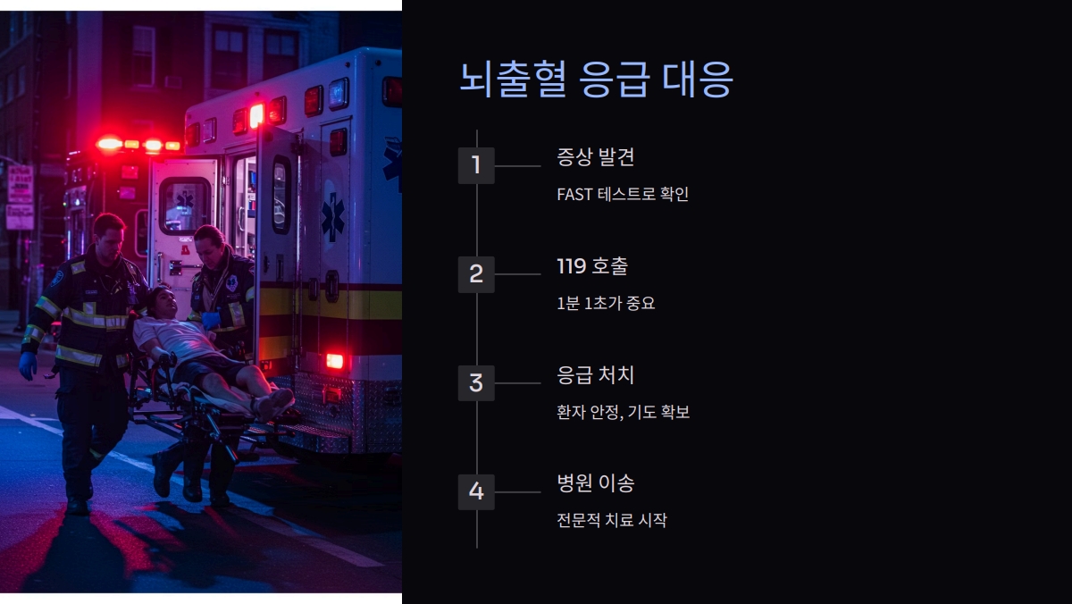 뇌출혈 자가 진단