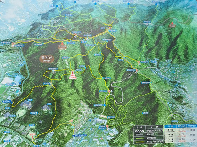 북악산-map