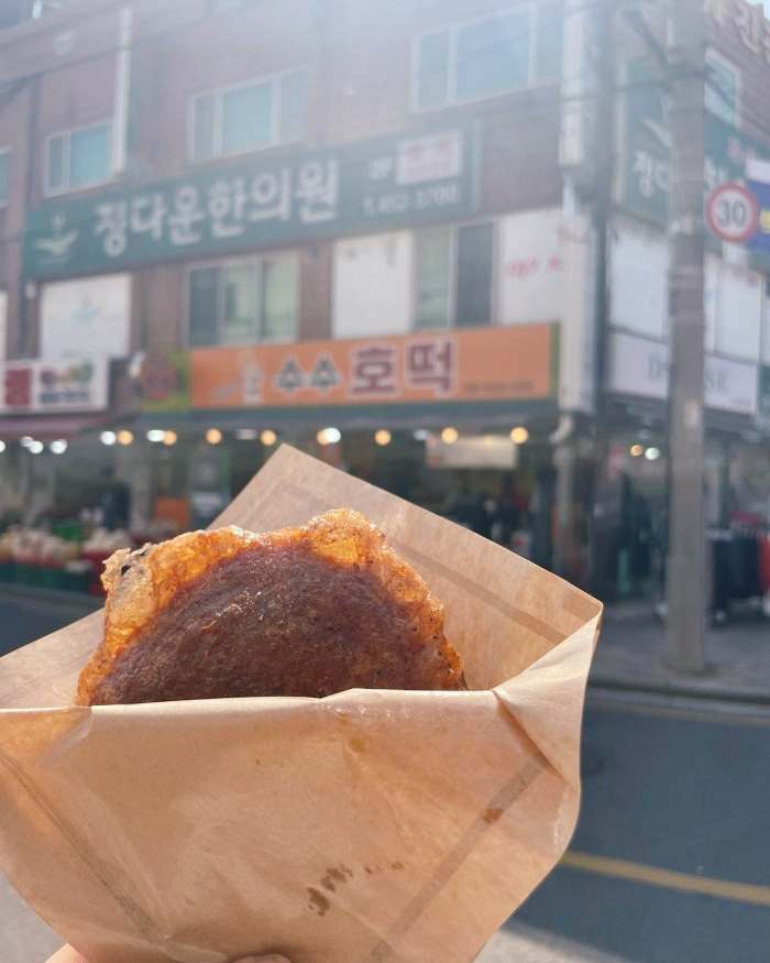 생방송오늘저녁 평택 통복시장 수수호떡 씨앗 팥 치즈 3종 수수 흑미 찹쌀 호떡 맛집 추천