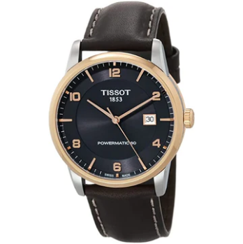 티쏘(Tissot) 파워매틱 80 로즈골드에 가죽 스트랩, 면세가 199불