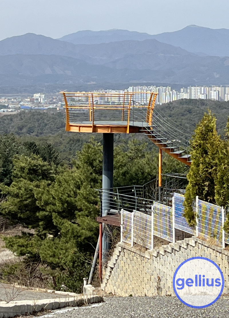 구봉산 투썸플레이스 스카이워크 모습