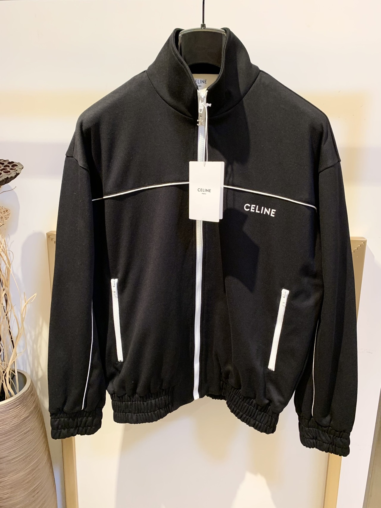  [CELINE] 셀린느 리버시블 루즈 스웨트 셔츠 저지 집업 자켓 2Y654121O (2 COLOR)