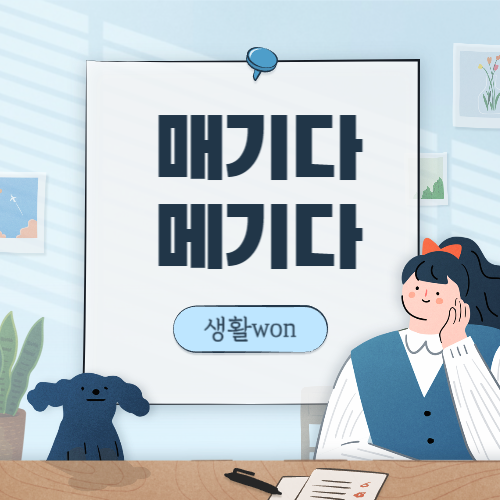  매기다 vs 메기다 뜻 차이와 예문으로 쉽게 알아보기!