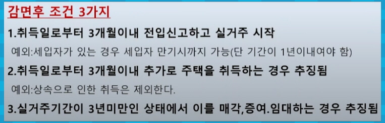 취득세 감면 후 유지조건