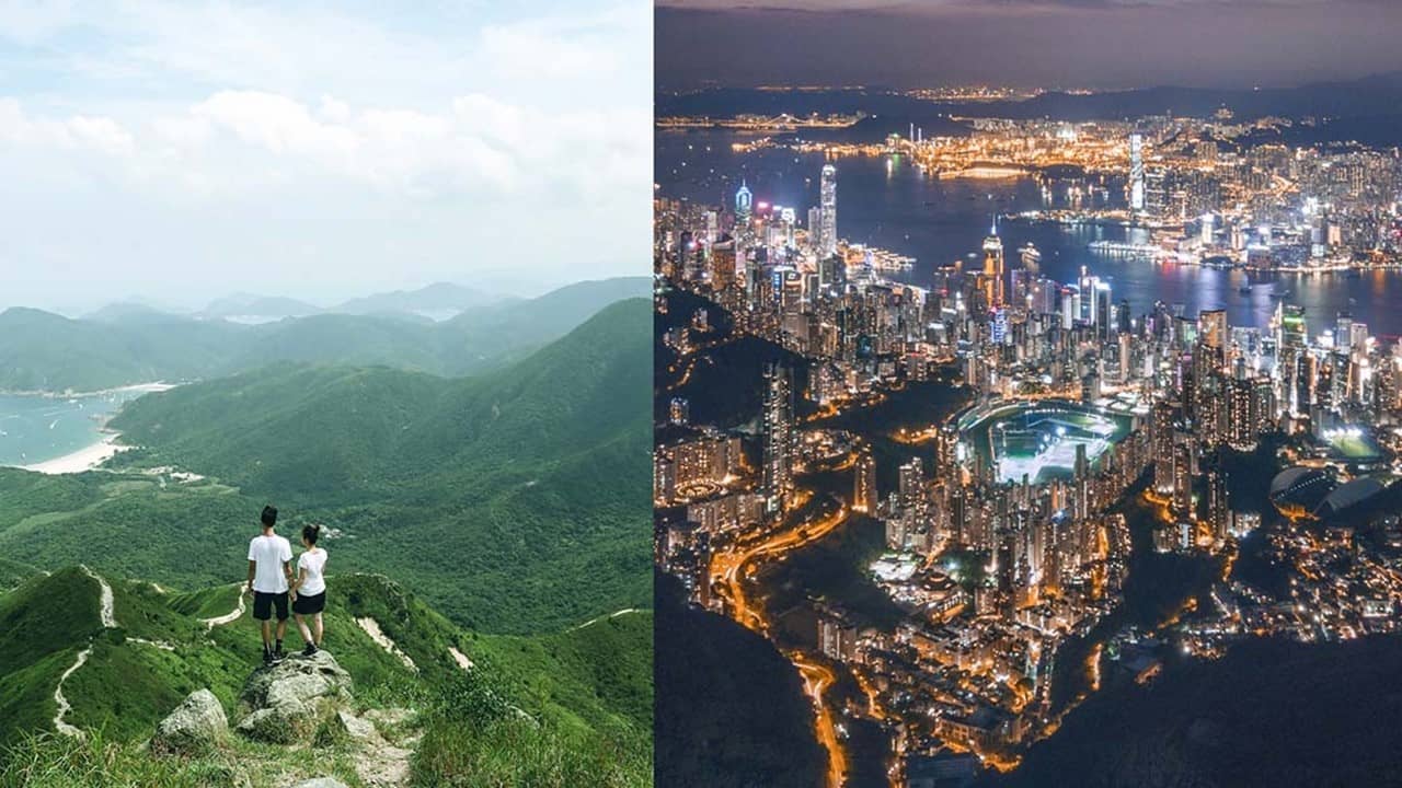 4박 5일 홍콩 여행을 위한 2개의 일정표