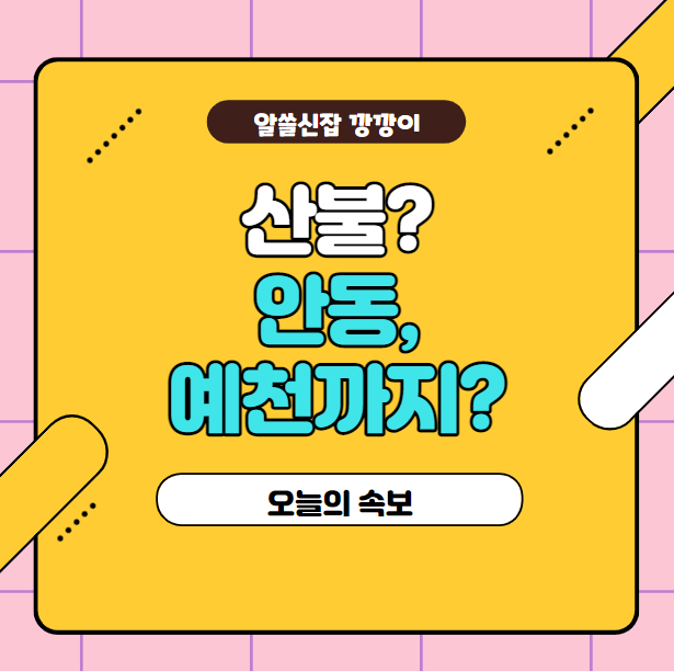  안동 산불, 예천 산불 / 경북 지역 잇따른 산불 발생