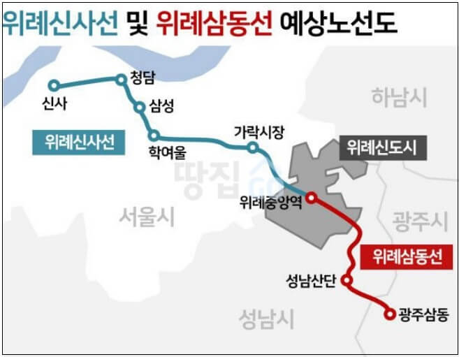  위례선 사업발주 시작...,위례신도시 뿐 아니라 광주·성남 커버...교통 불편 우려도