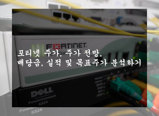  포티넷 주가, 주가 전망, 배당금, 실적 및 목표주가 분석하기