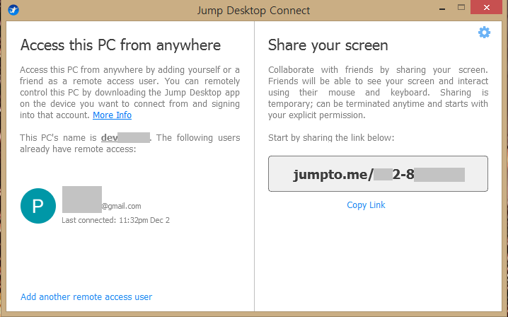jump desktop connect keeps triggering