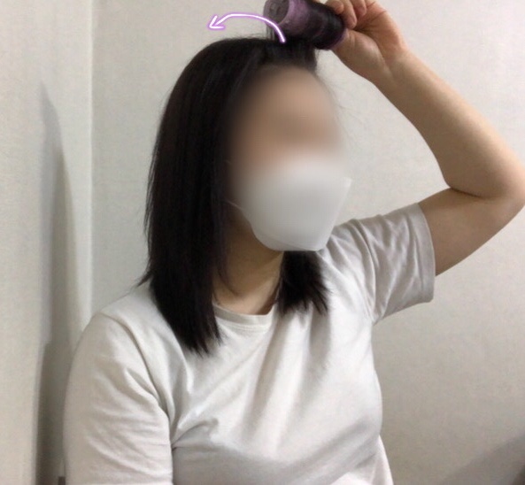 앞머리 스타일링 앞머리 롤 하나로 7