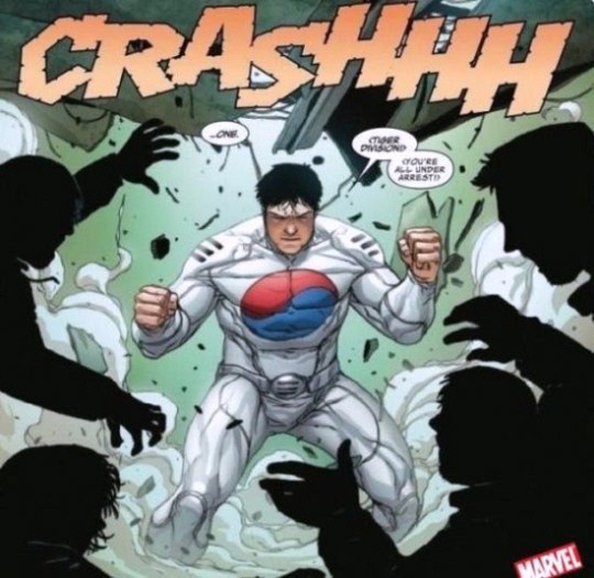  마블 태극기 한국인 히어로