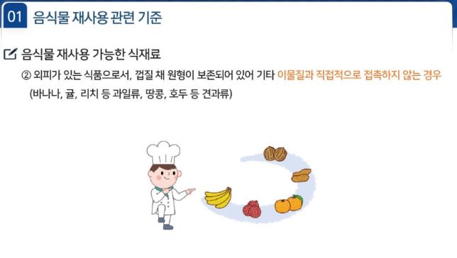 음식물 재사용 가능 음식