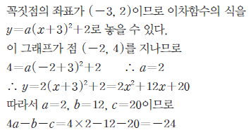 이차함수예제1풀이